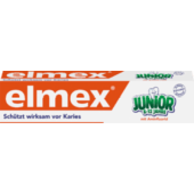 （45.98元/支）德国Elmex儿童牙膏6-12岁含氟75ml×6支