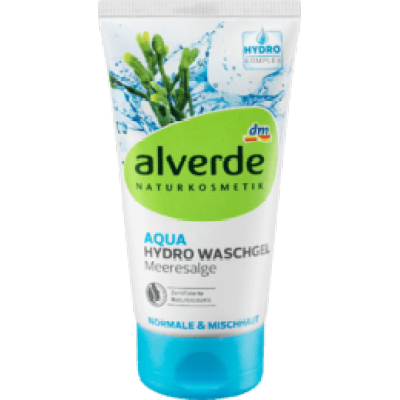 （35.98元/瓶）alverde艾薇德Aqua海藻玻尿酸精华温和补水洁面啫喱150ml×5瓶