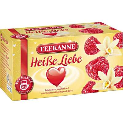 （20.98元/盒）德国Teekanne路易波士覆盆子果味茶包20袋/盒*12盒（一个原装箱）