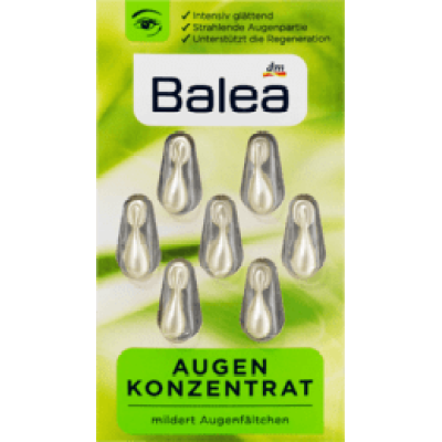 (9.98元/版)芭乐雅Balea绿色眼部紧致保湿精华胶囊7粒装×12版