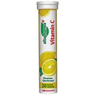 （8.98元/支）altapharma维生素C泡腾片柠檬味（20片）×5支