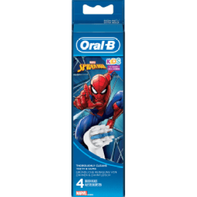 （94.98元/盒）Oral-B 儿童电动牙刷头（蜘蛛侠）, 4 支/盒*3盒