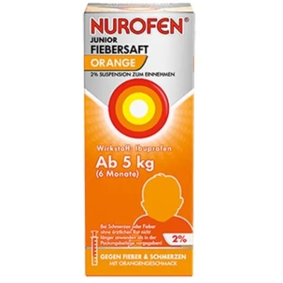 （39元/瓶）（缺货补货中，德国小药）Nurofen®退烧果汁100ml*1瓶（日期2023-02）