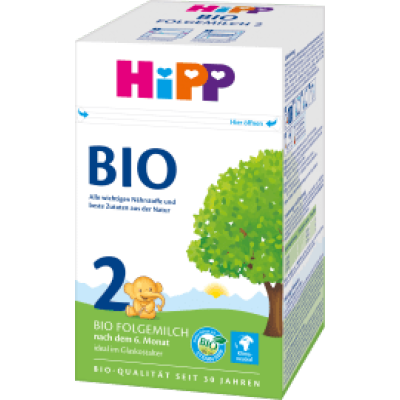 （115元/盒）喜宝HIPP有机婴幼儿奶粉2段600g*3盒