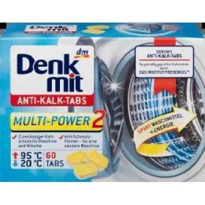 （95.98元/盒）Denkmit 洗衣机槽强力清洁泡腾片 60片装×1盒