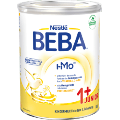 （175.98元/罐）Nestlé BEBA雀巢贝巴婴幼儿奶粉1+段800g*2罐