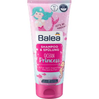 （18.98元/瓶）Balea芭乐雅海洋公主儿童洗发护发二合一200ml*10瓶