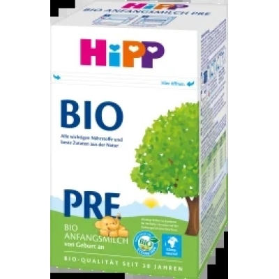 （105.98元/盒）喜宝Hipp Bio有机婴幼儿奶粉 Pre段 600g×3盒