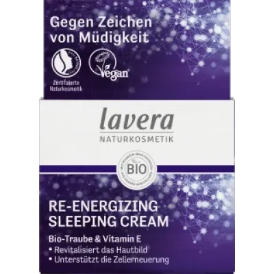 （135.98元/瓶）德国直邮（最新包装）Lavera拉薇睡眠玻尿酸晚霜免洗面膜50Ml孕妇可用×2瓶