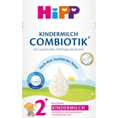 （116.98元/盒）(德国直邮最新日期)喜宝Hipp 益生菌婴幼儿奶粉 2+ 600g×6盒