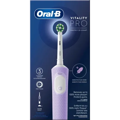 （258.98元/件）德国直邮Oral-B电动牙刷 Vitality PRO Lilac*1件