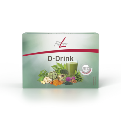 (210元/盒)（德国直邮）德国PM Fitline D-Drink D排毒飲料*4盒